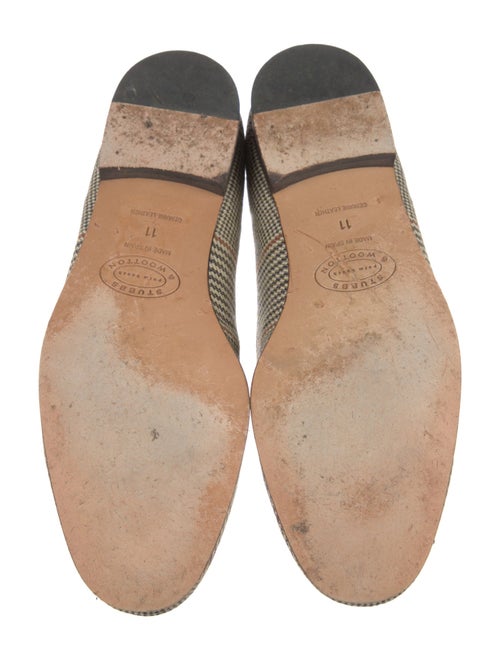 Stubbs & Wootton Canvas Striped Loafers