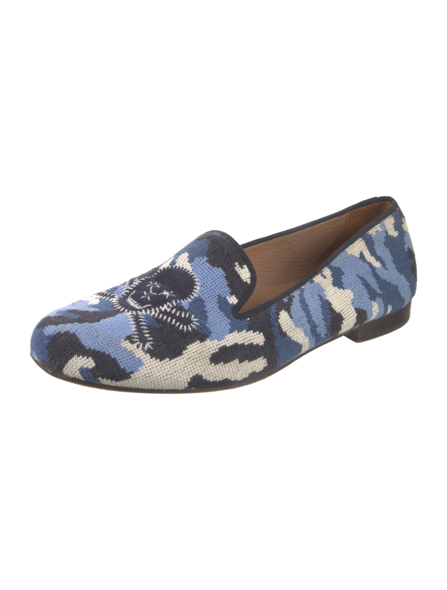 Stubbs & Wootton Printed Loafers