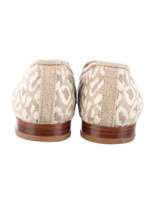 Stubbs & Wootton Canvas Animal Print Loafers