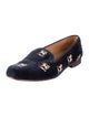 Stubbs & Wootton Suede Printed Loafers
