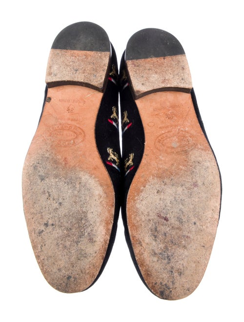 Stubbs & Wootton Suede Printed Loafers