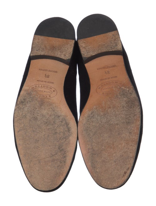 Stubbs & Wootton Velvet Embroidered Accent Loafers