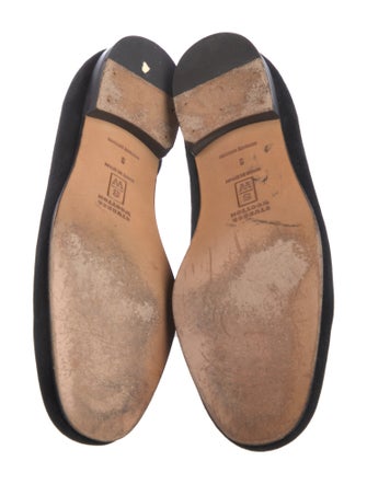 Stubbs & Wootton Velvet Embroidered Accent Loafers