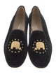 Stubbs & Wootton Velvet Printed Loafers
