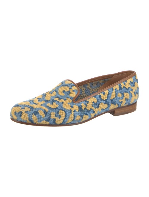 Stubbs & Wootton Canvas Printed Loafers