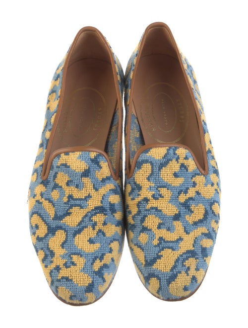 Stubbs & Wootton Canvas Printed Loafers