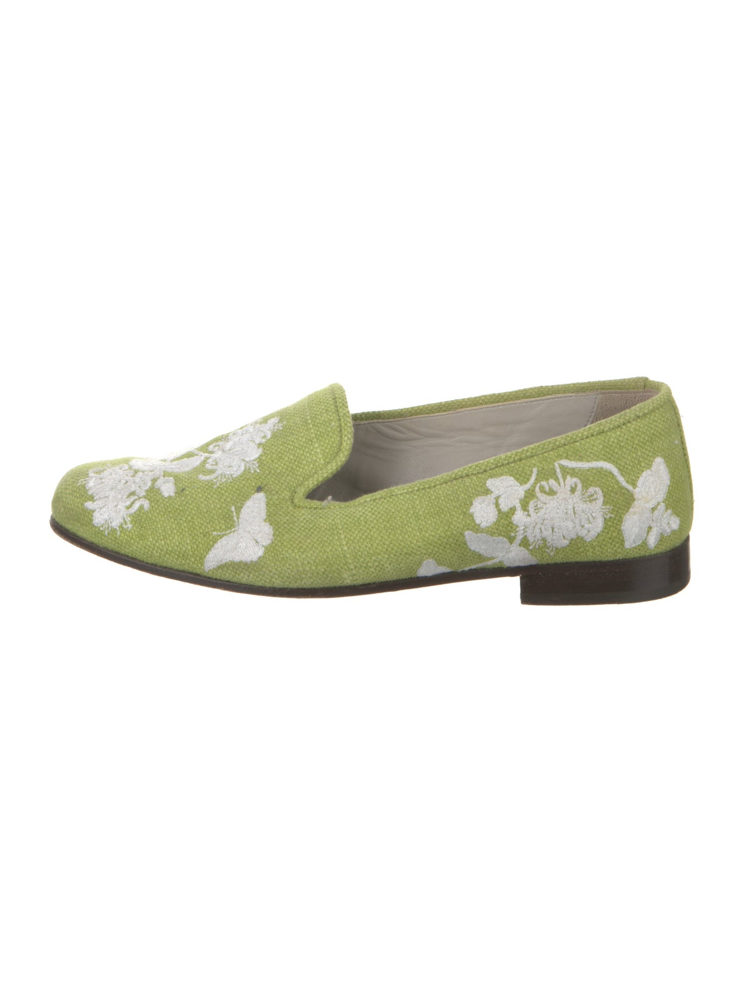Stubbs & Wootton Floral Print Loafers