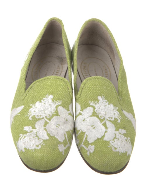 Stubbs & Wootton Floral Print Loafers