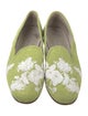 Stubbs & Wootton Floral Print Loafers