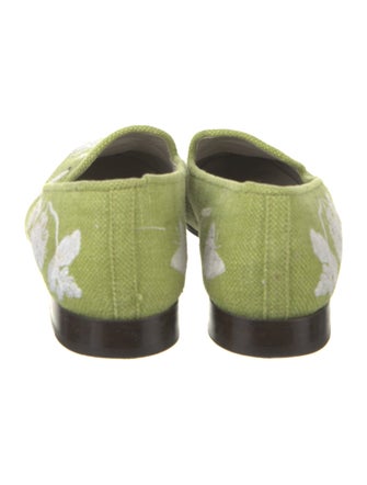 Stubbs & Wootton Floral Print Loafers