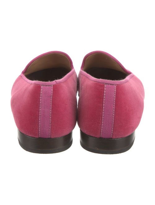 Stubbs & Wootton Velvet Embroidered Accent Loafers
