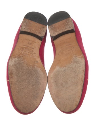 Stubbs & Wootton Velvet Embroidered Accent Loafers