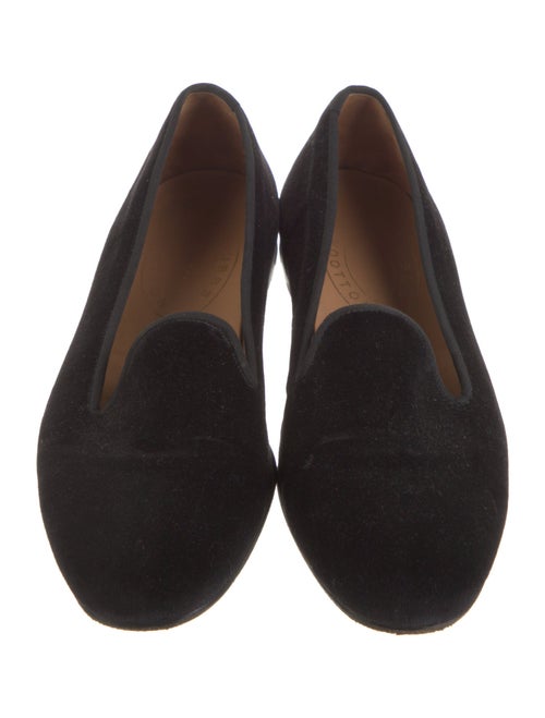 Stubbs & Wootton Velvet Grosgrain Trim Slippers