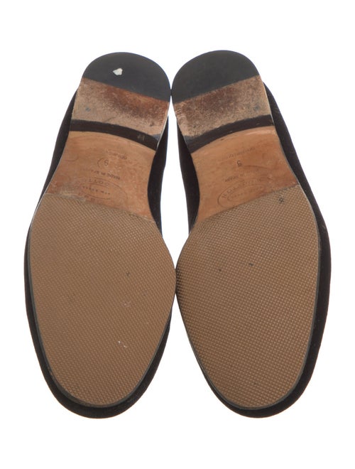 Stubbs & Wootton Velvet Grosgrain Trim Slippers