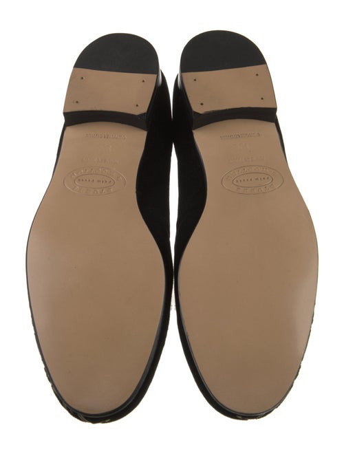 Stubbs & Wootton Velvet Graphic Print Loafers