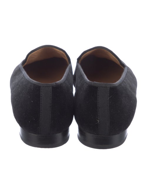 Stubbs & Wootton Velvet Embroidered Accent Loafers