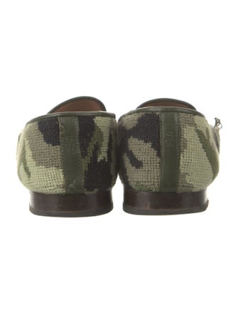 Stubbs & Wootton Camouflage Print Loafers