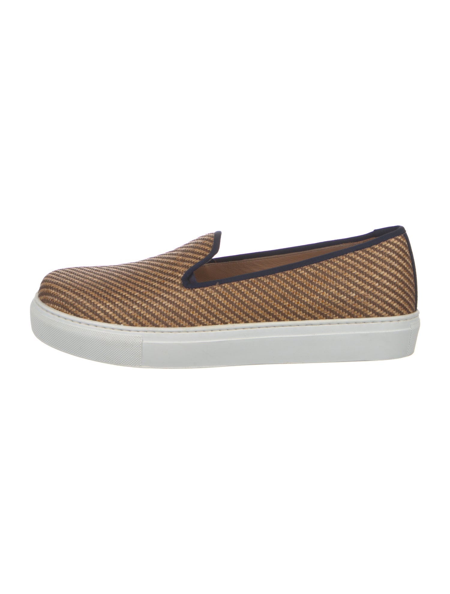 Stubbs & Wootton Raffia Loafers