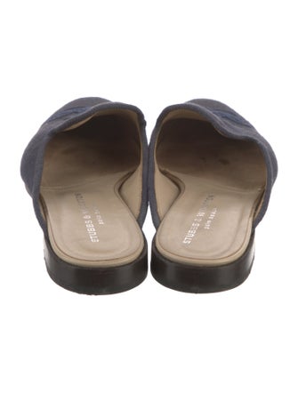 Stubbs & Wootton Embroidered Accent Mules