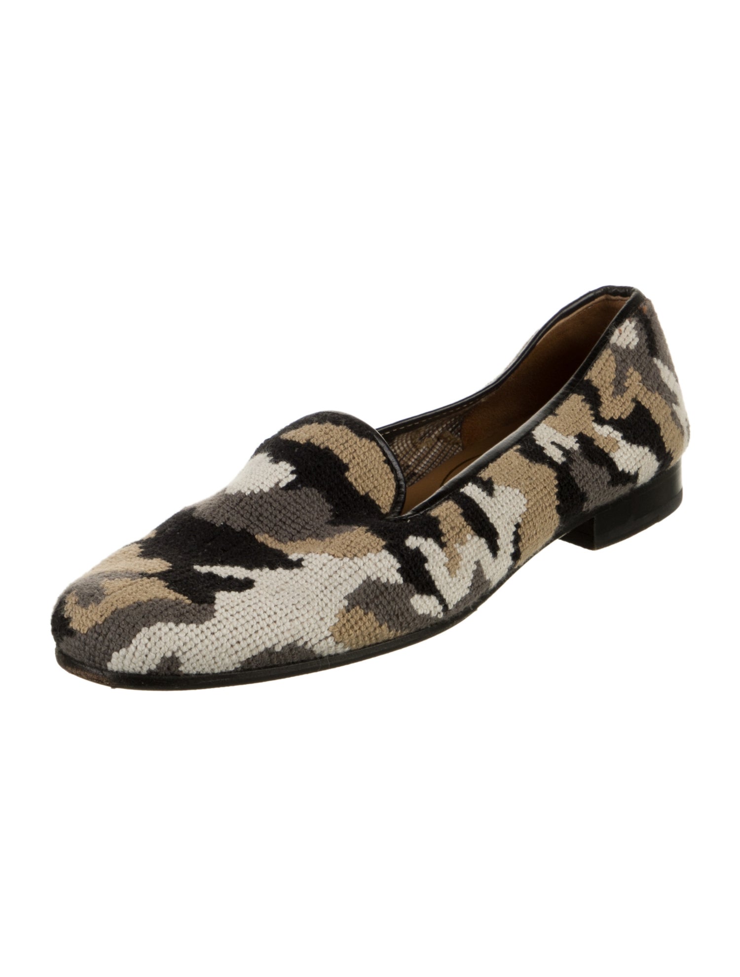 Stubbs & Wootton Printed Loafers