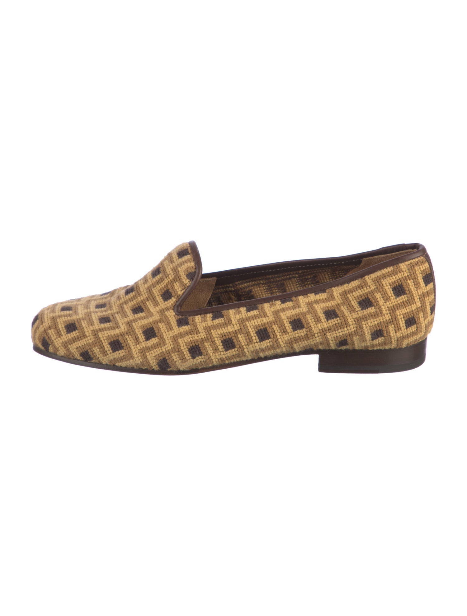 Stubbs & Wootton Printed Loafers