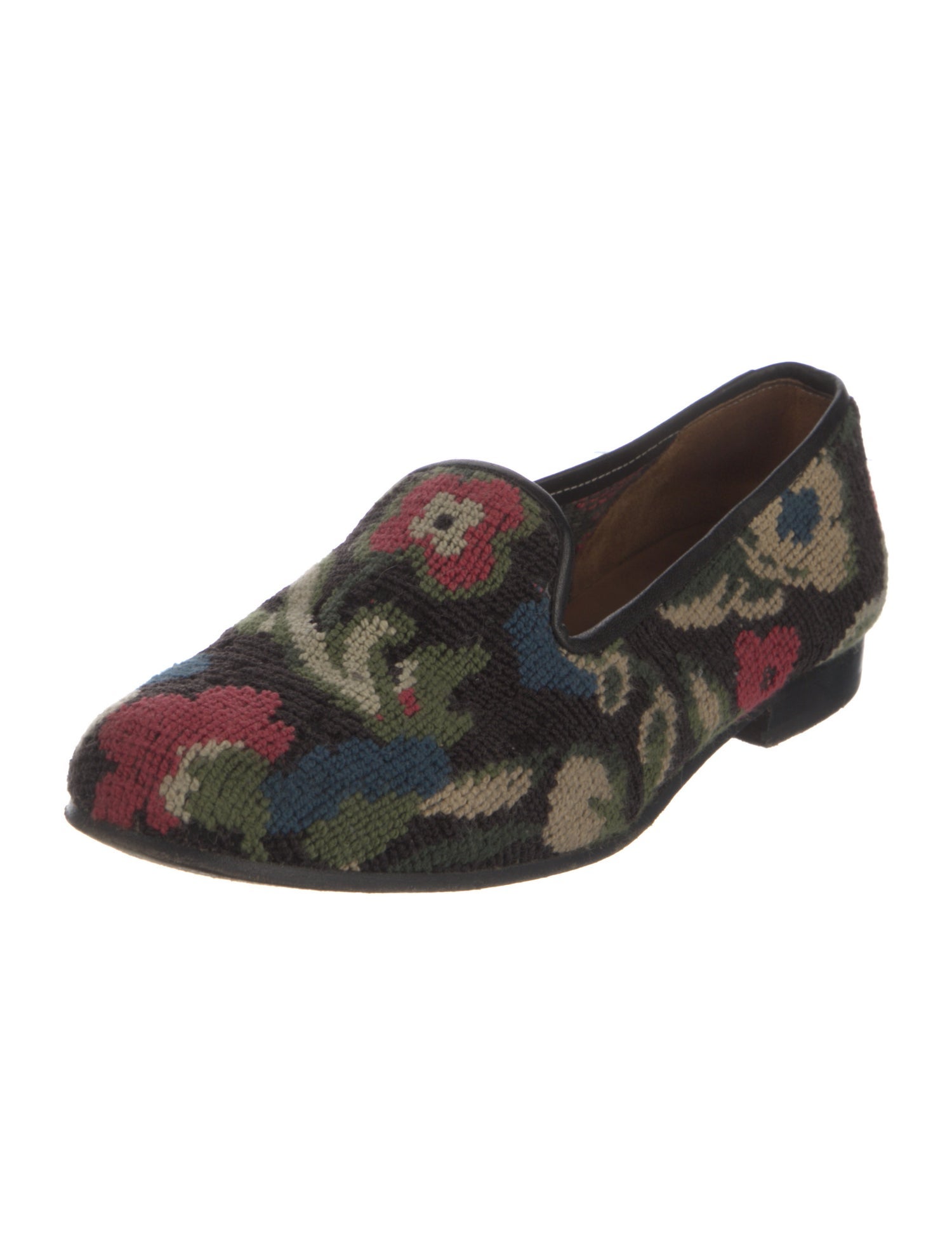 Stubbs & Wootton Printed Loafers