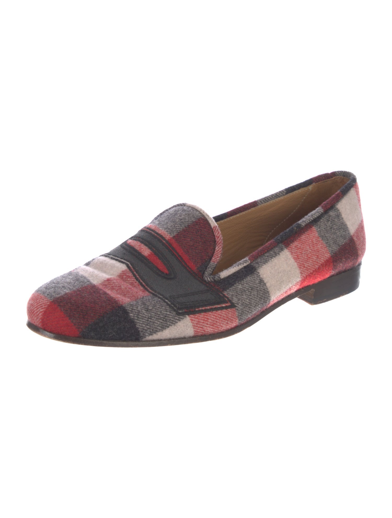 Stubbs & Wootton Wool Printed Loafers