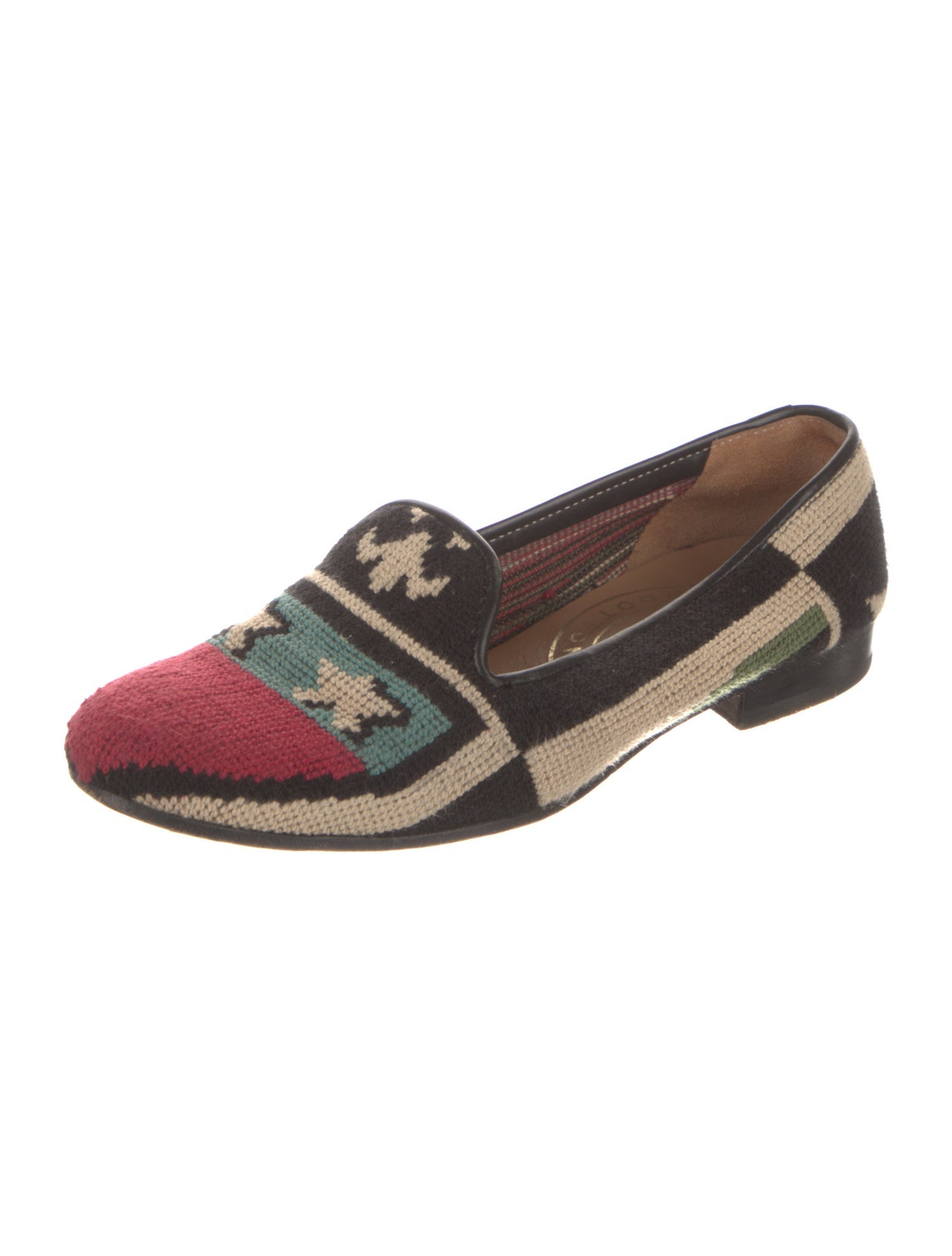 Stubbs & Wootton Printed Loafers