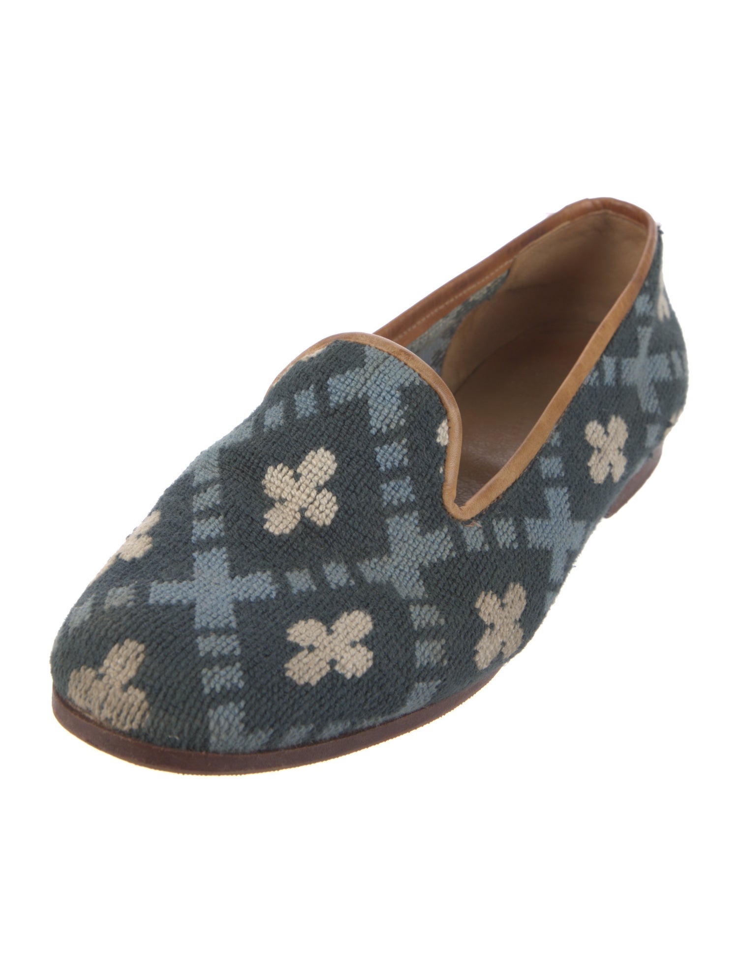 Stubbs & Wootton Printed Loafers