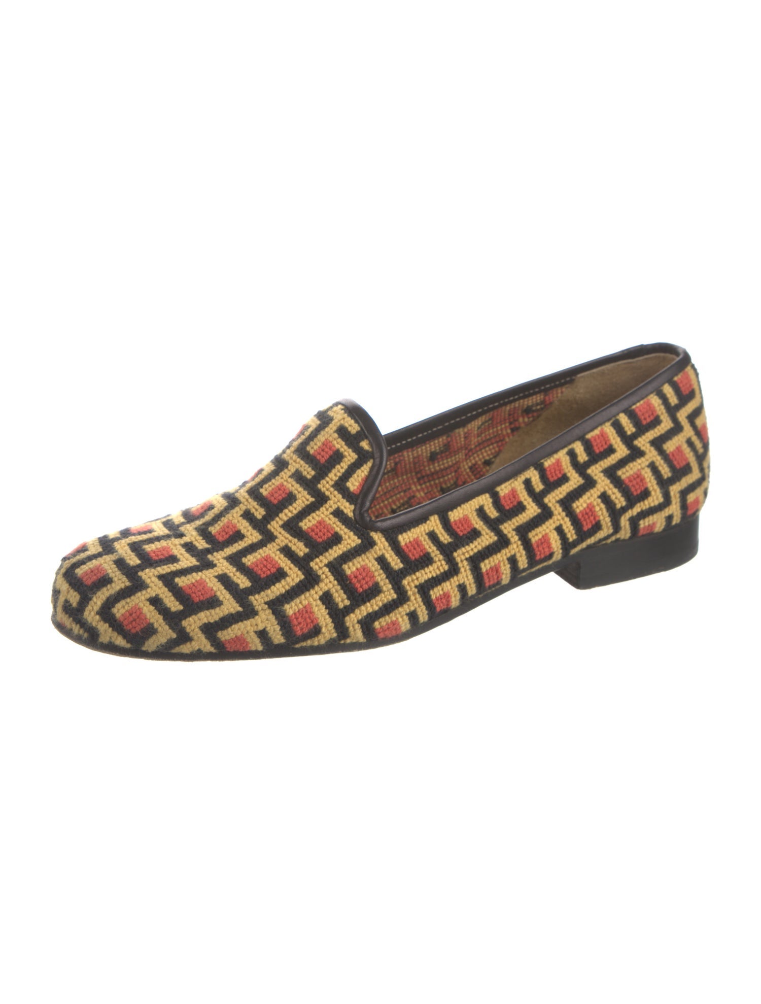 Stubbs & Wootton Patterned Loafers