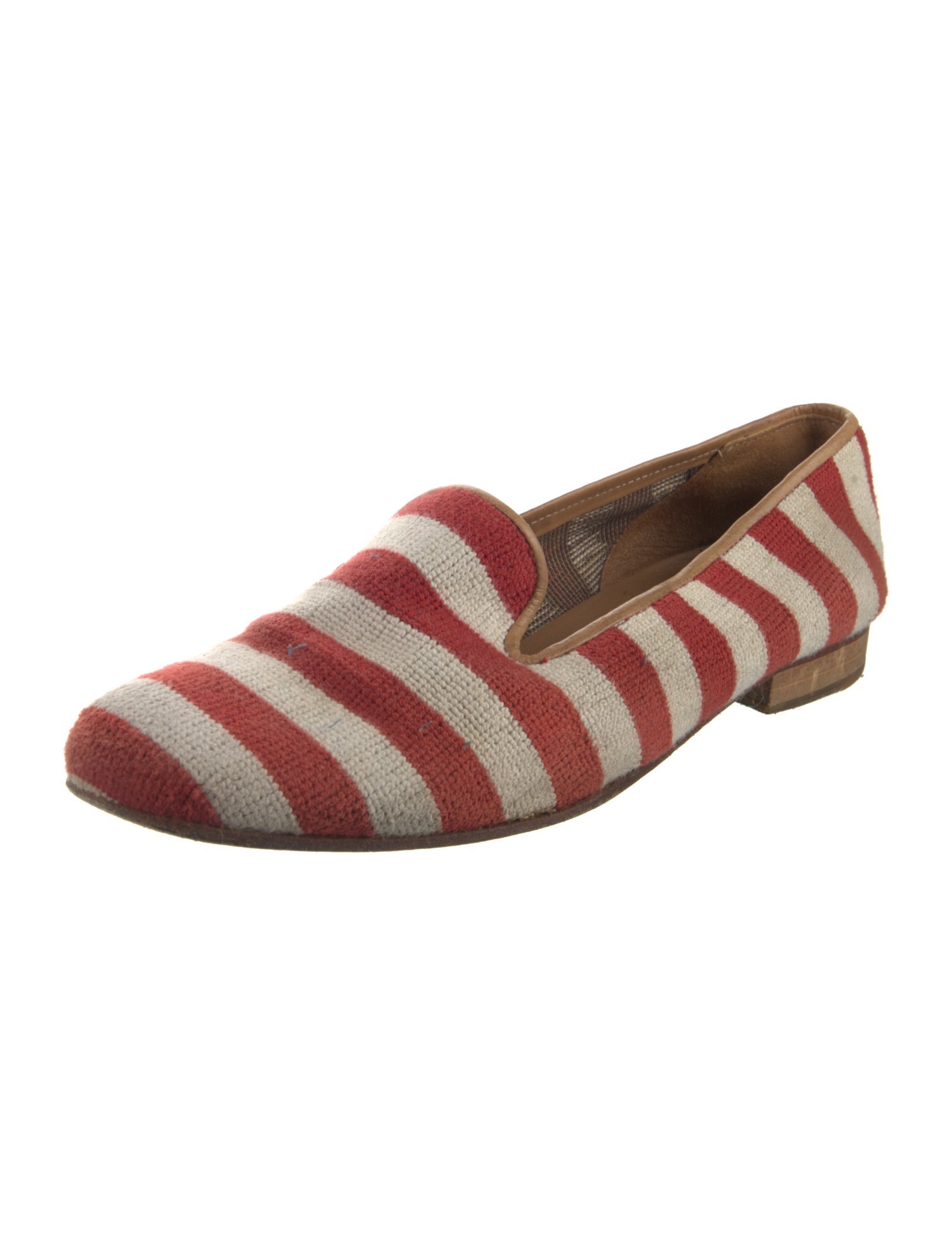 Stubbs & Wootton Striped Loafers