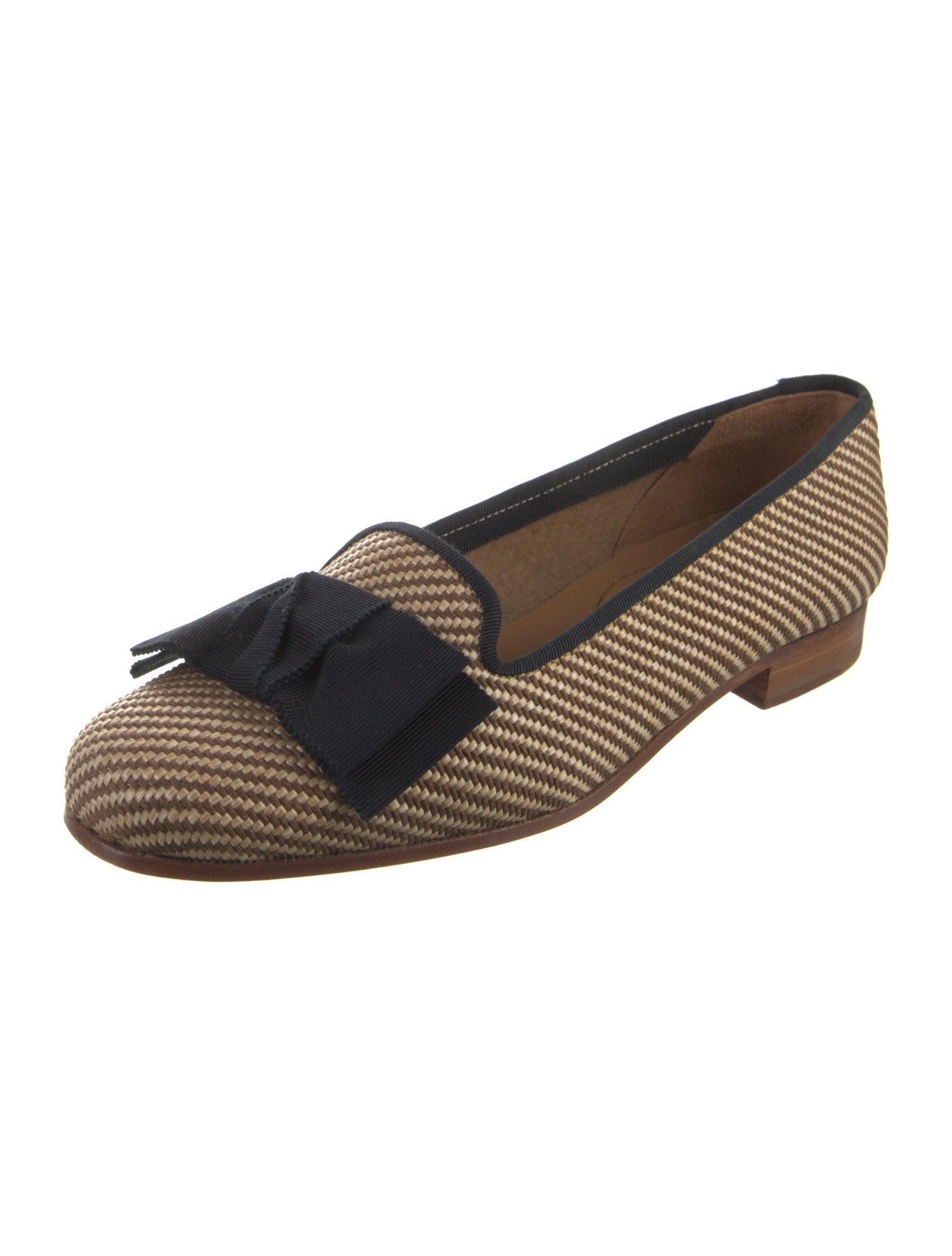 Stubbs & Wootton Tweed Patterned Loafers