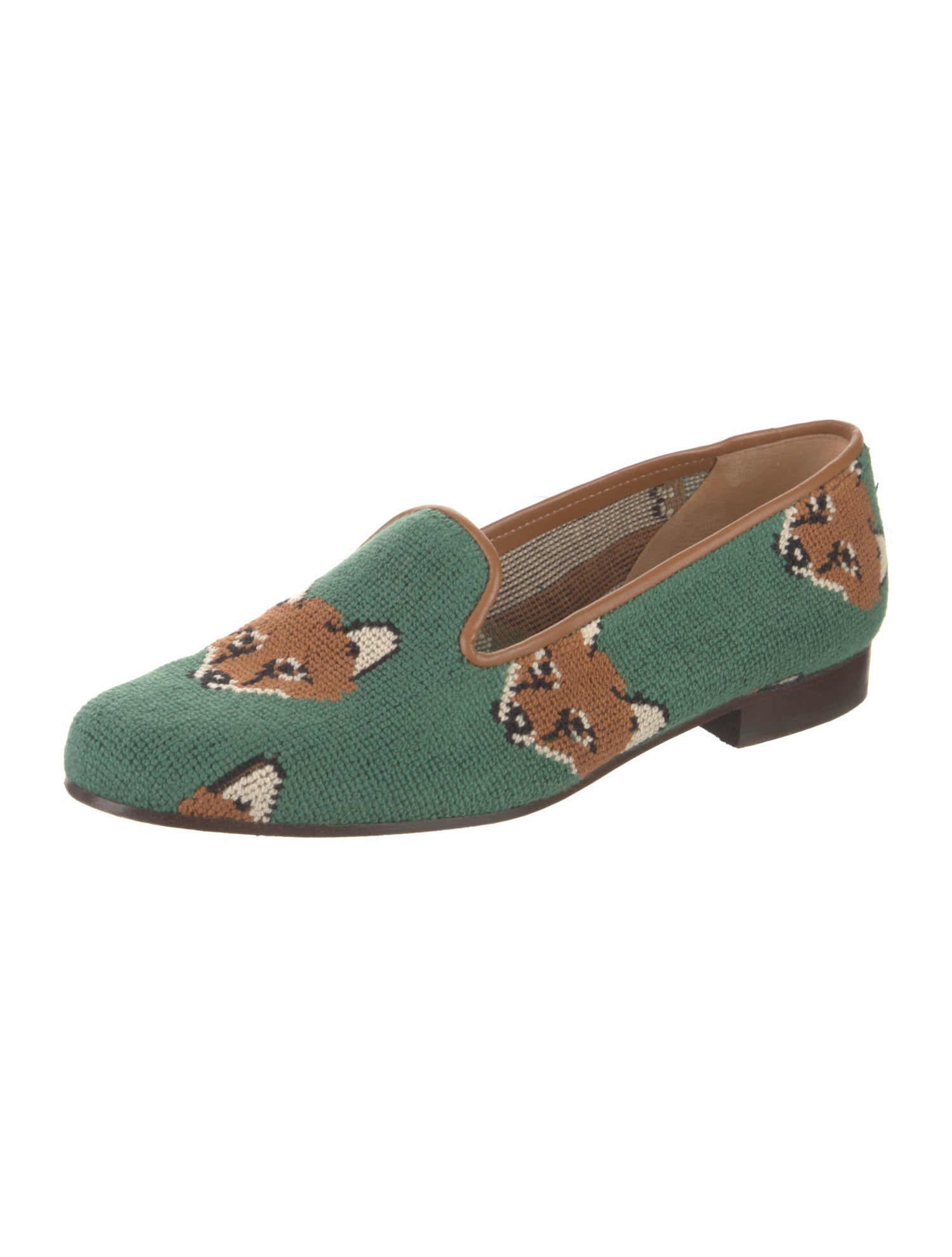 Stubbs & Wootton Printed Loafers