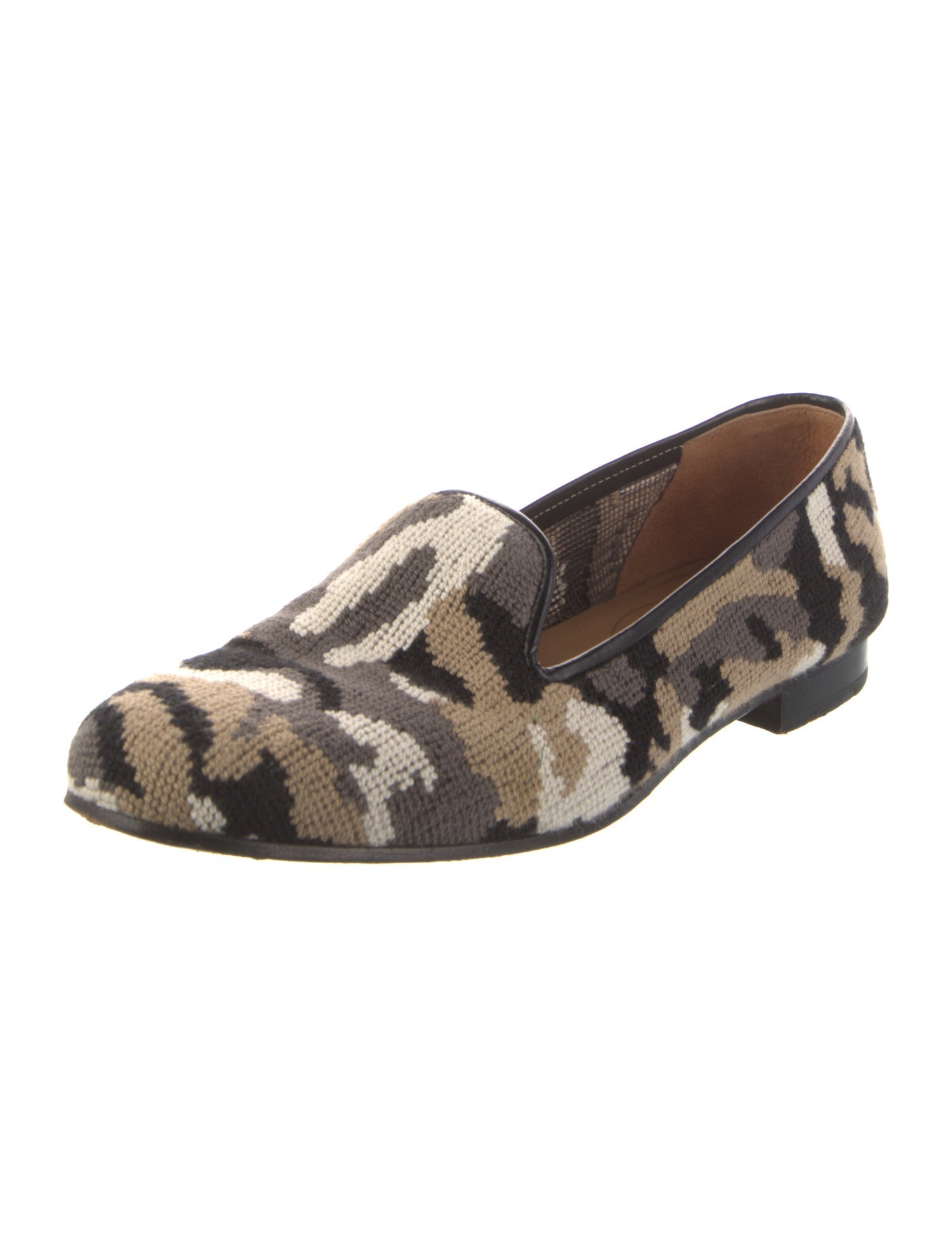 Stubbs & Wootton Patterned Loafers