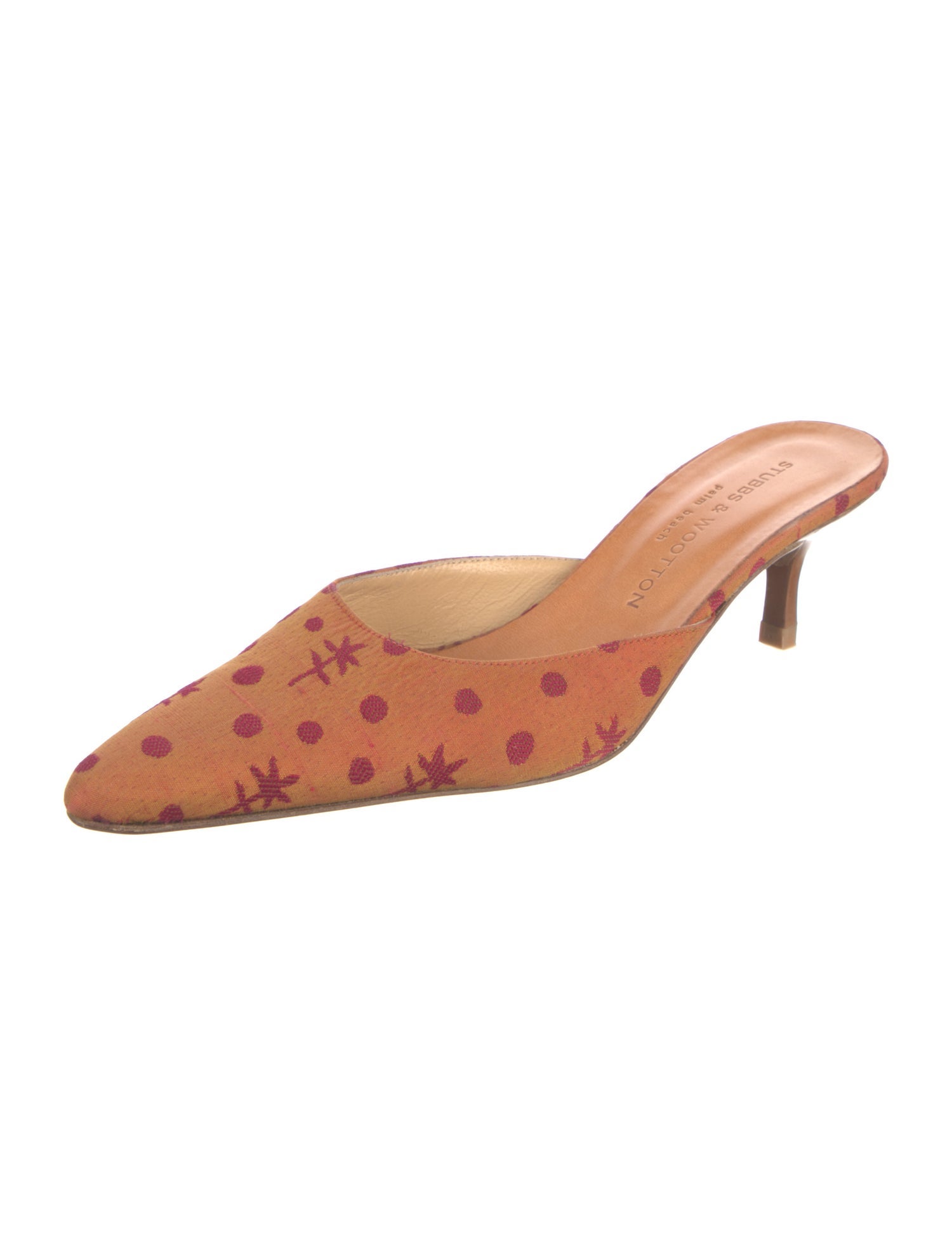 Stubbs & Wootton Printed Mules