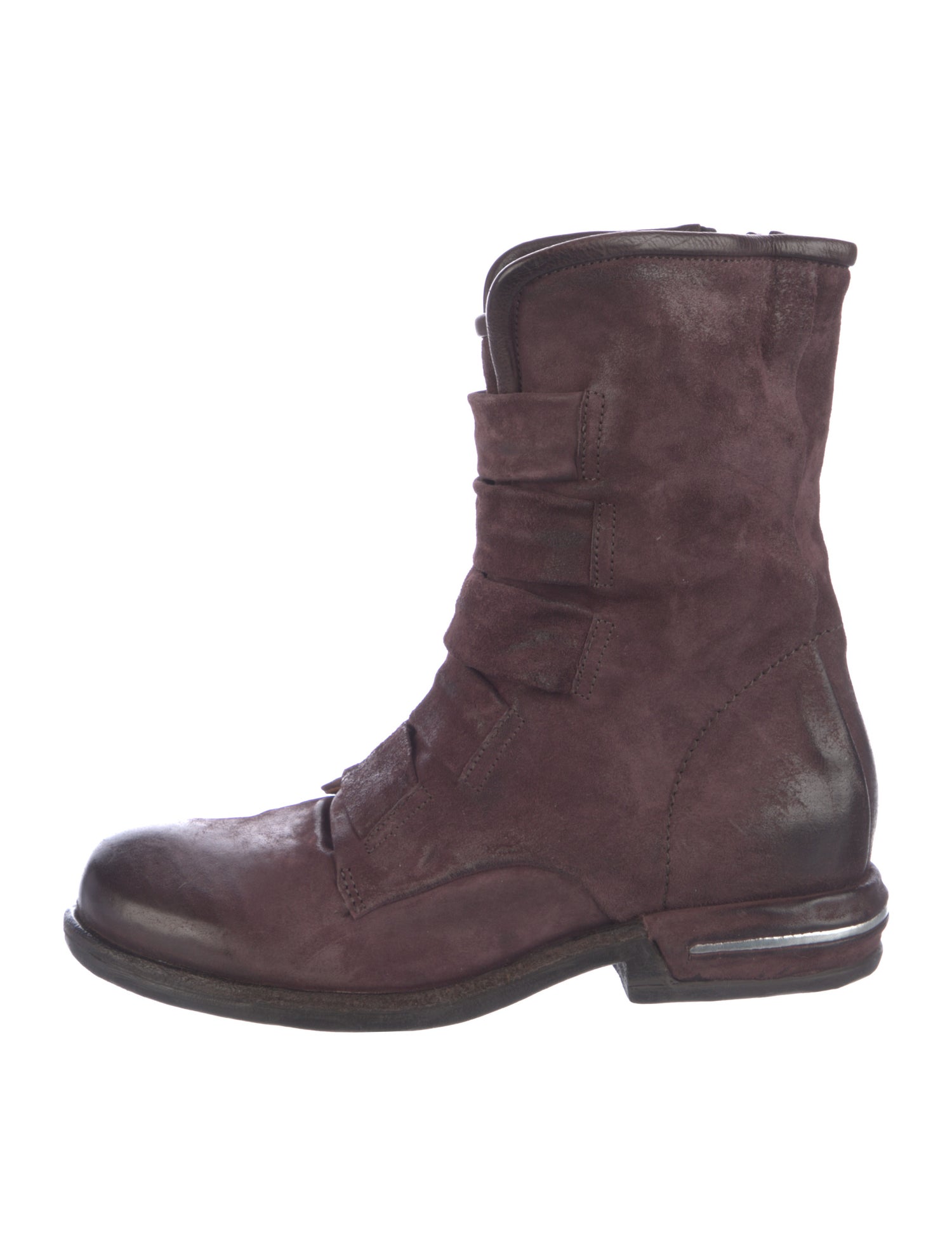 A.S. 98 Suede Combat Boots