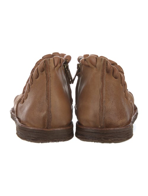 A.S. 98 Leather Whipstitch Trim Sandals