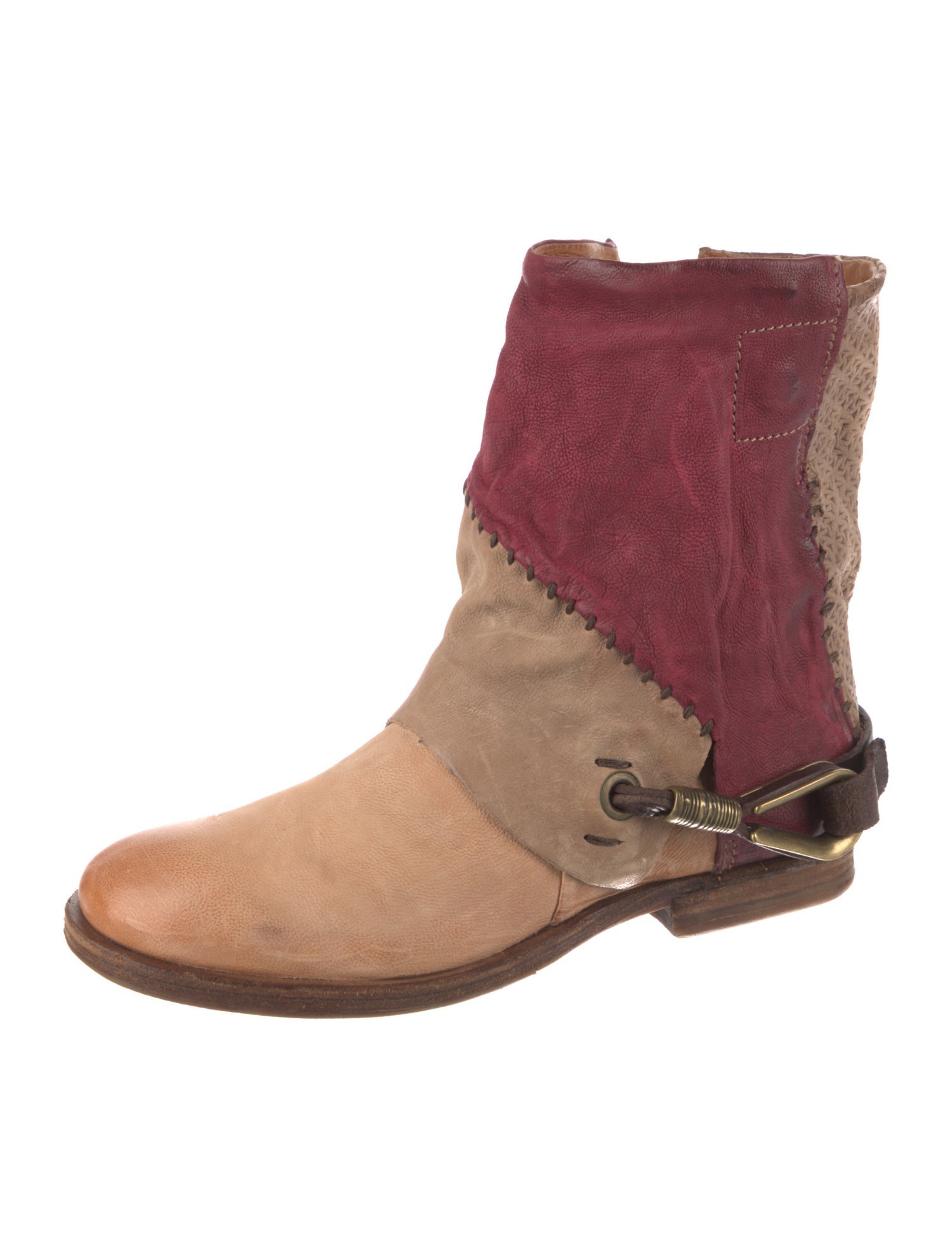 A.S. 98 Leather Moto Boots