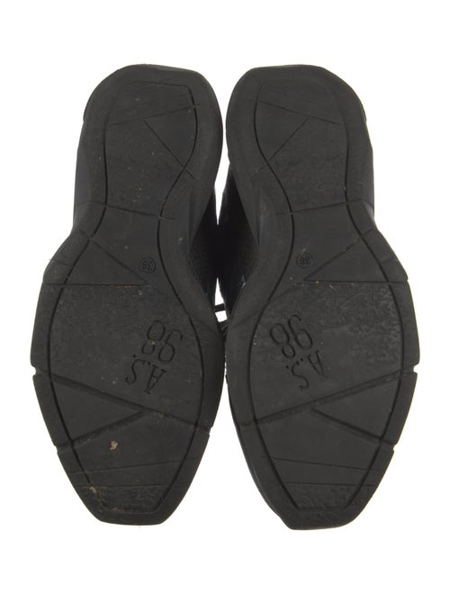 A.S. 98 Leather Colorblock Pattern Sneakers