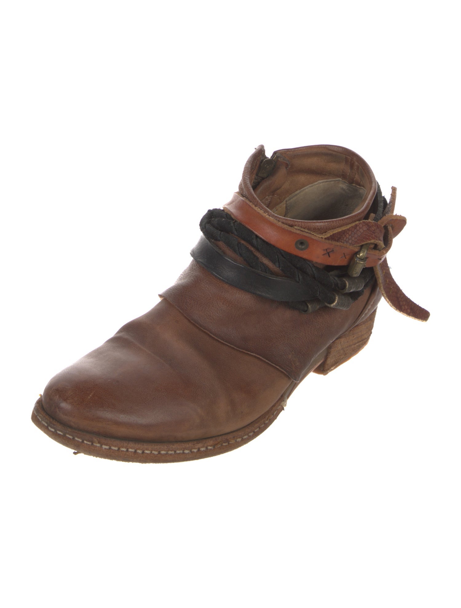 A.S. 98 Leather Western Boots