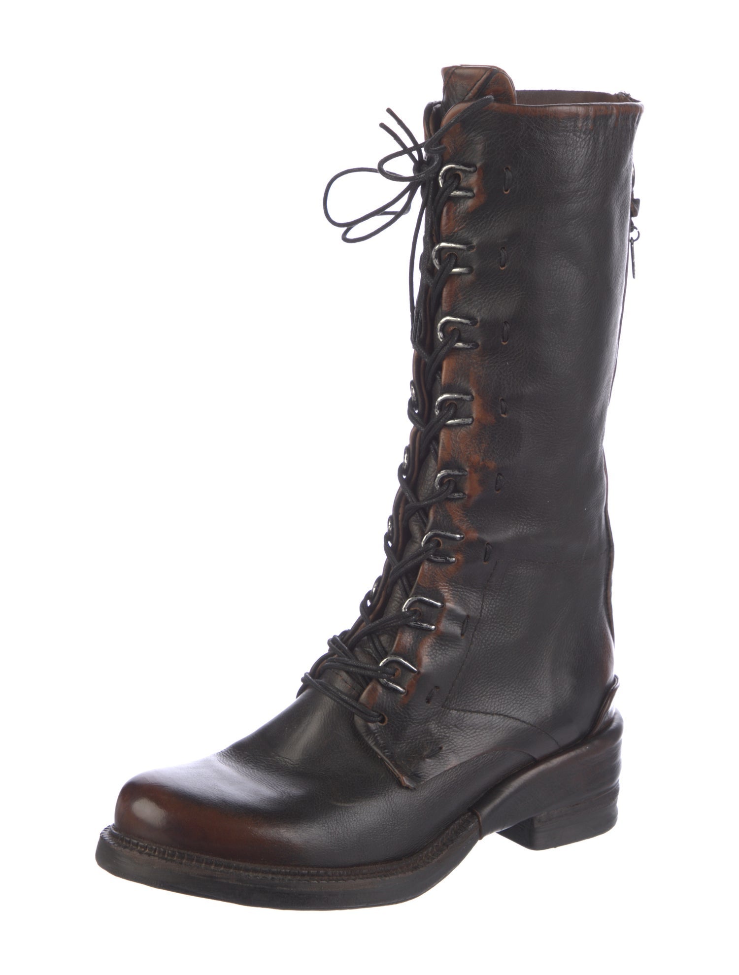 A.S. 98 Leather Combat Boots
