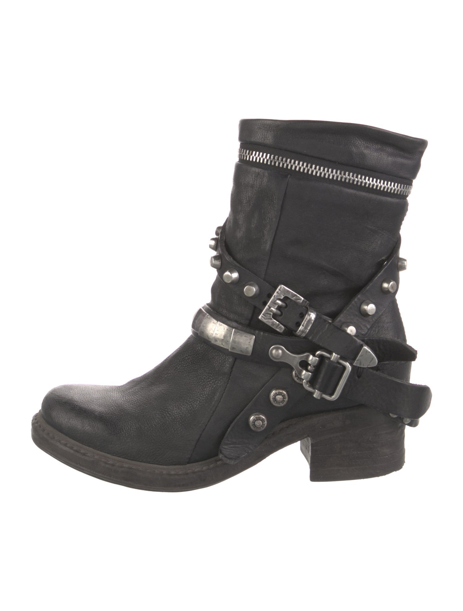 A.S. 98 Leather Moto Boots