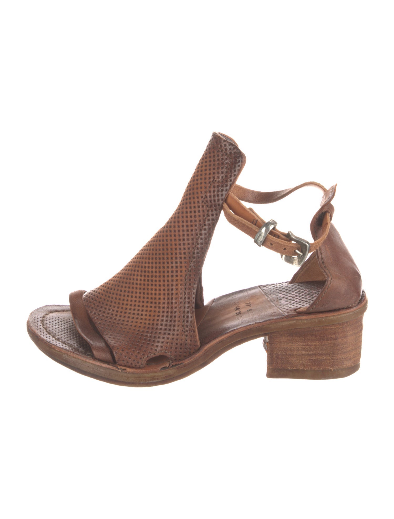 A.S. 98 Leather Slingback Sandals