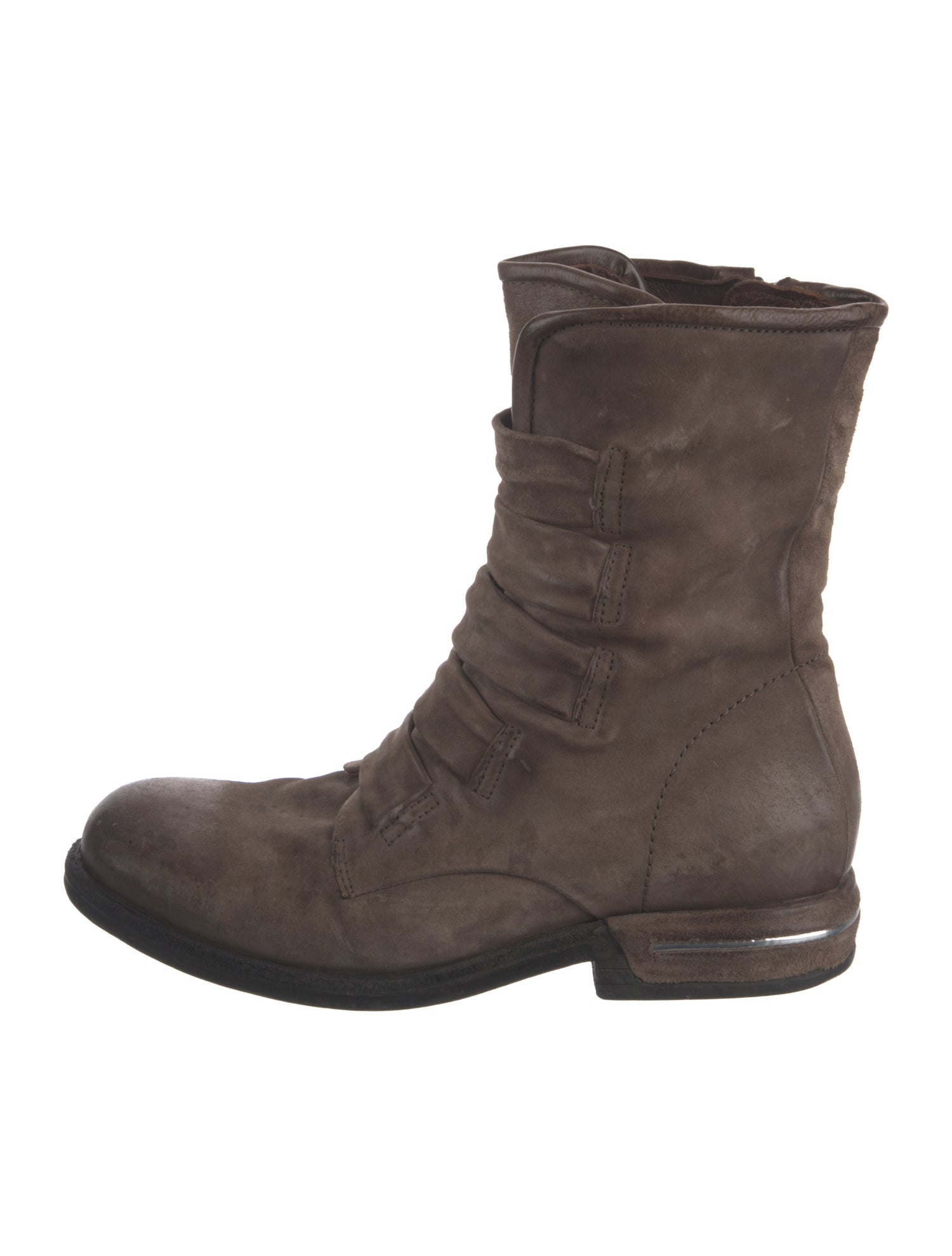 A.S. 98 Suede Combat Boots