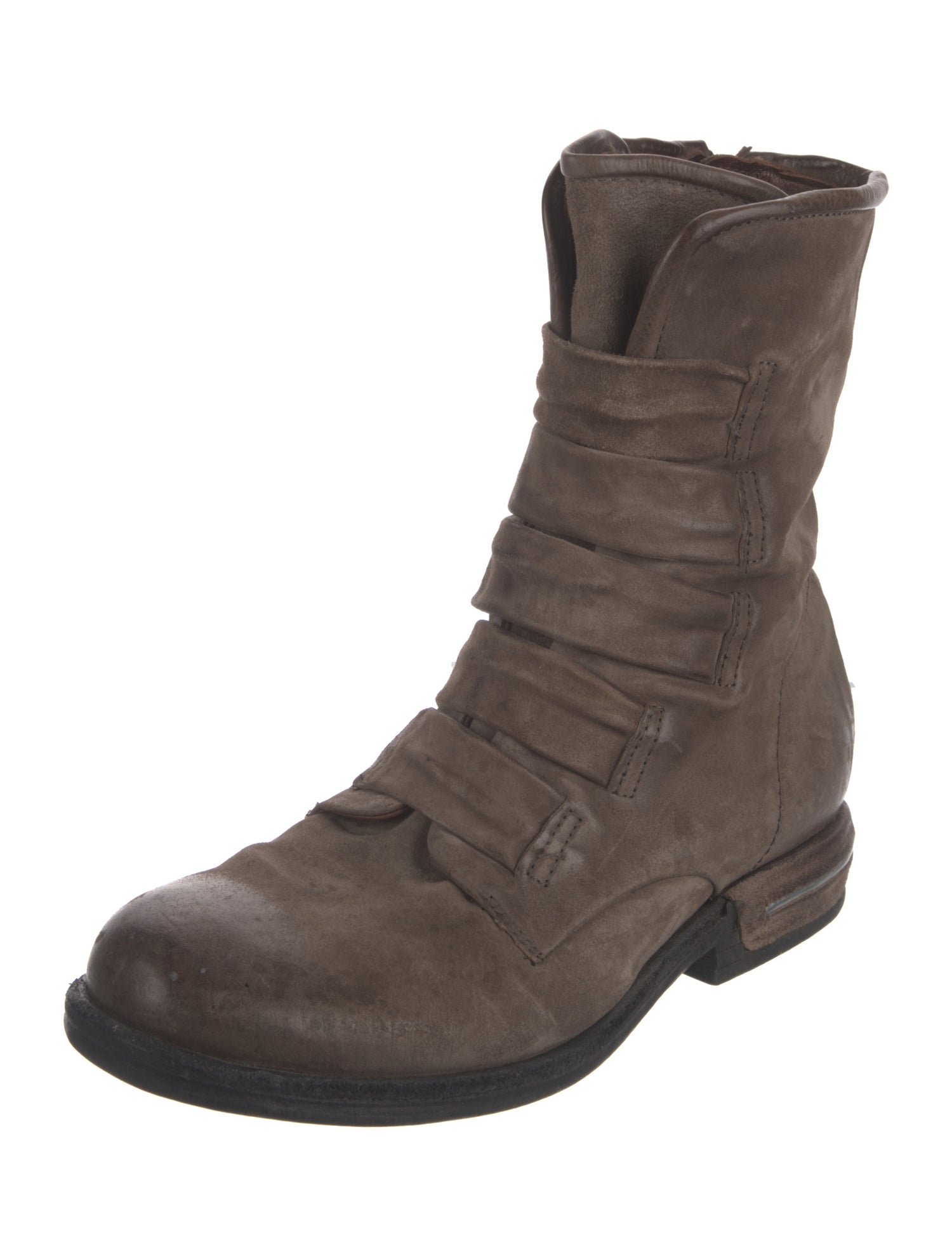 A.S. 98 Suede Combat Boots