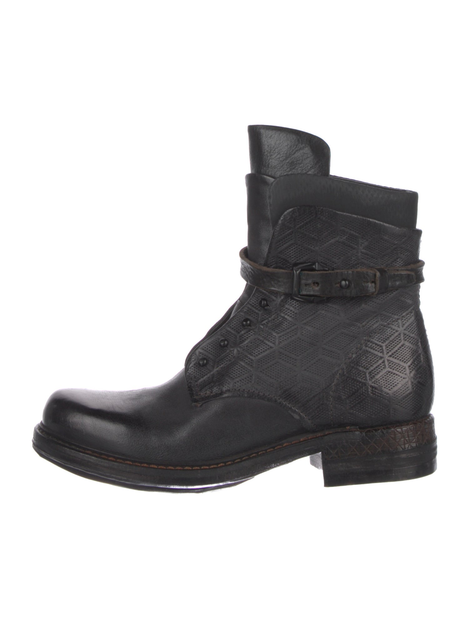 A.S. 98 Leather Combat Boots