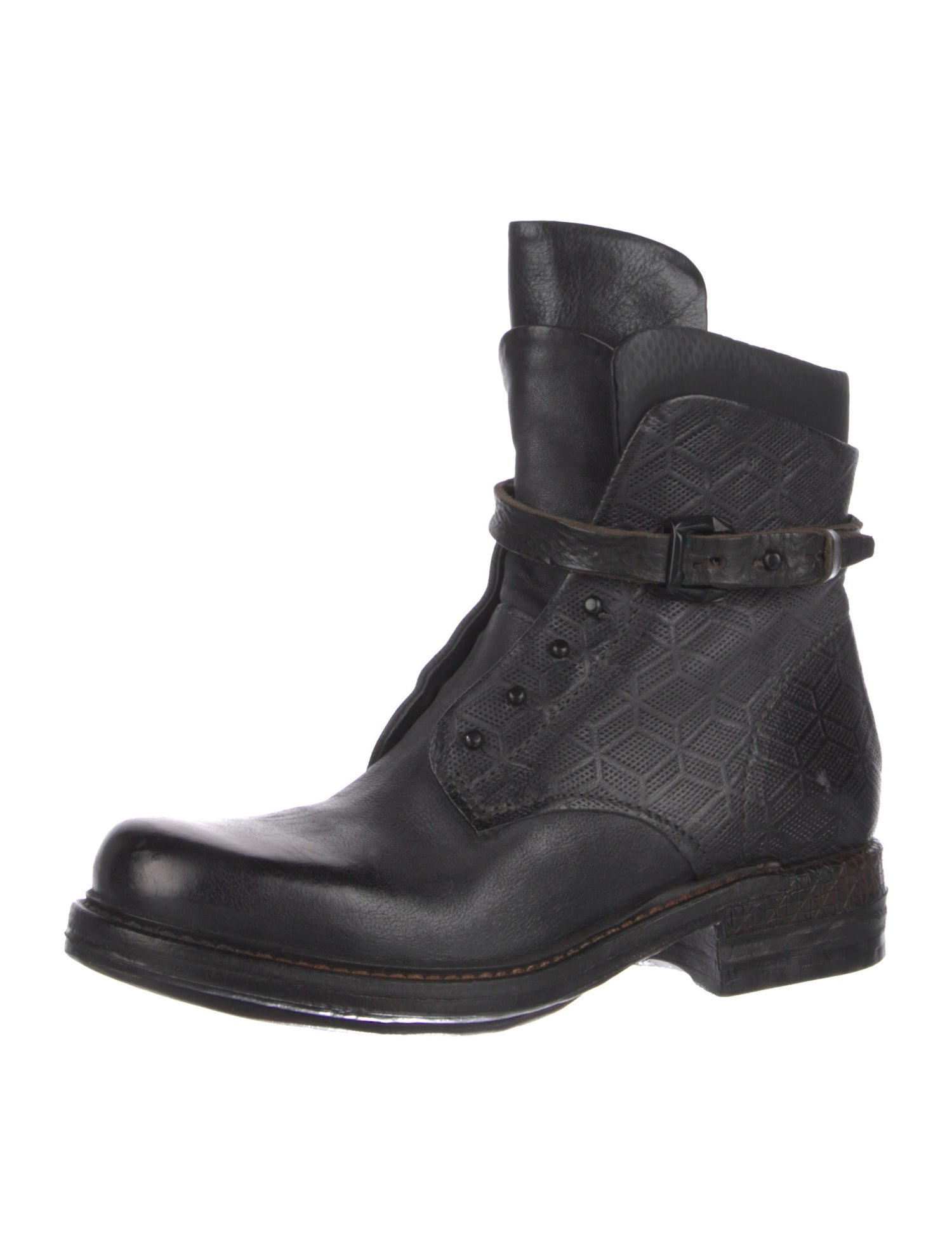 A.S. 98 Leather Combat Boots