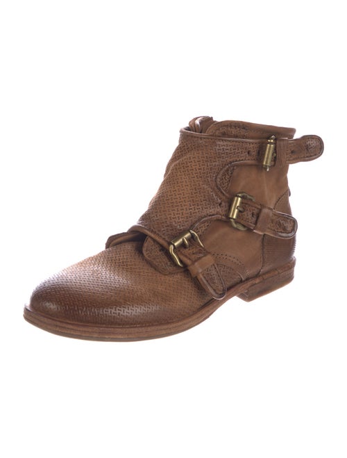 A.S. 98 Leather Combat Boots