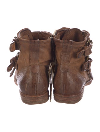 A.S. 98 Leather Combat Boots