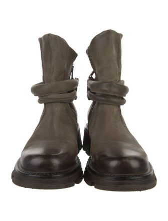 A.S. 98 Leather Combat Boots
